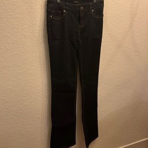 White House Black Market dark wash jean